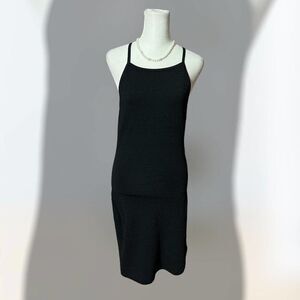 WOMENS BLACK PENCIL GARAGE DRESS